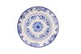 Hermia Blue Serv Flover Juego de Platos de Servicio (6 Piezas) Azul y Blanco